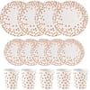 Rose Gold Plates and Cups