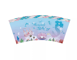 Mermaid Party Supply Tableware