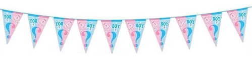 Gender Reveal Party Supply Flags