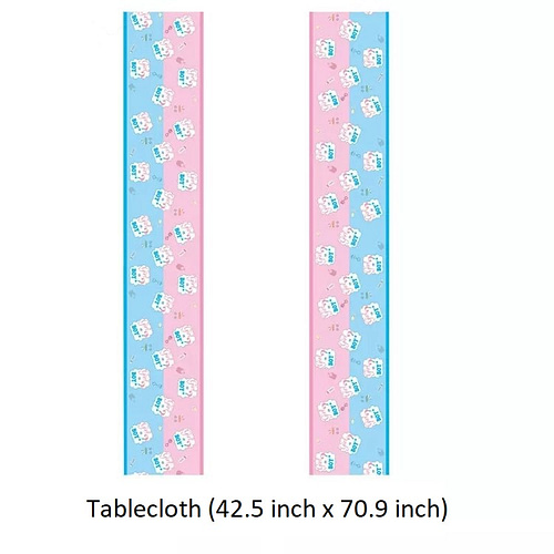 Gender Reveal Tablecloth