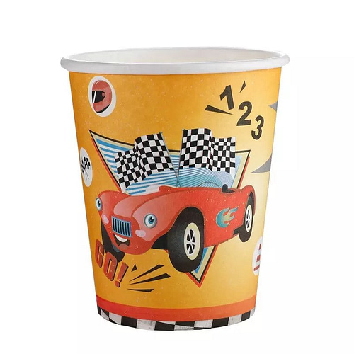 Race Car Paper Cups