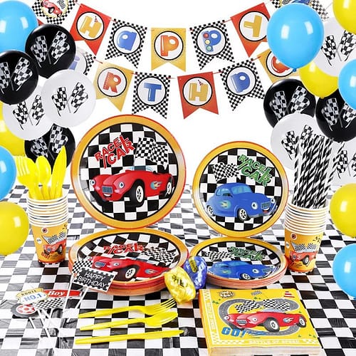 Race Car Party Supply Decoration Set