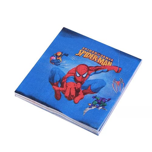 Marvel Theme Spiderman Party Supplies Napkins